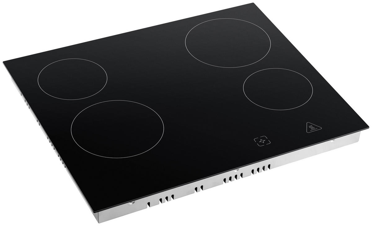 HERDSET HS2001-26  - Edelstahlfarben/Schwarz, Trend, Glas/Metall (59,4/59,5/52,1cm) - Respekta