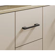 SIDEBOARD  in 139/90/34 cm  - Kaschmir/Schwarz, KONVENTIONELL, Holzwerkstoff/Kunststoff (139/90/34cm) - Carryhome