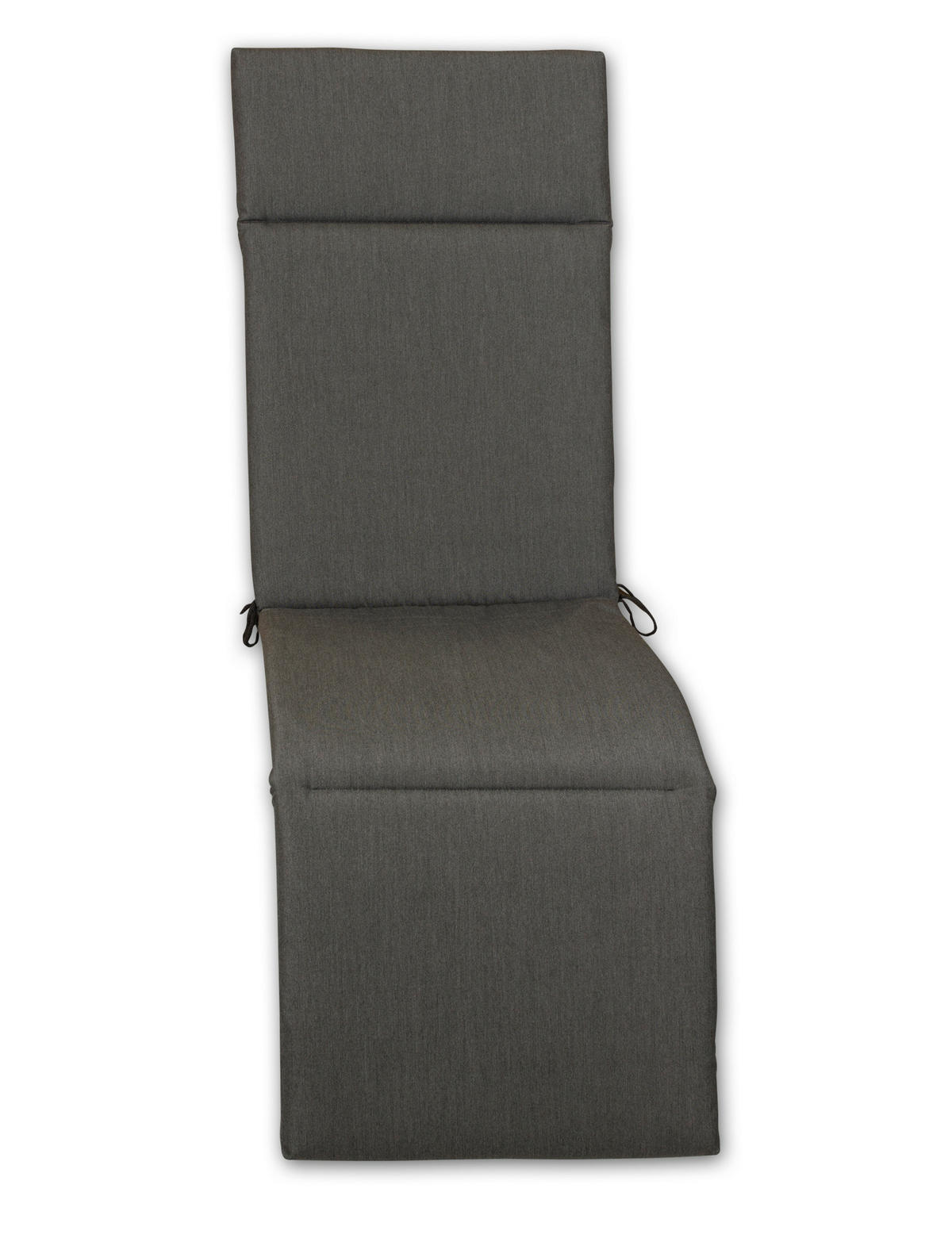 RELAXSESSELAUFLAGE Uni  - Graphitfarben, Design, Textil (50/4/164cm)