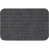 FUSSMATTE - Grau, Konventionell, Kunststoff/Textil (40/60cm) - Boxxx