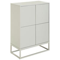 SIDEBOARD Libreville 80/110/40 cm  - Kaschmir/Beige, Design, Holzwerkstoff/Metall (80/110/40cm) - MID.YOU