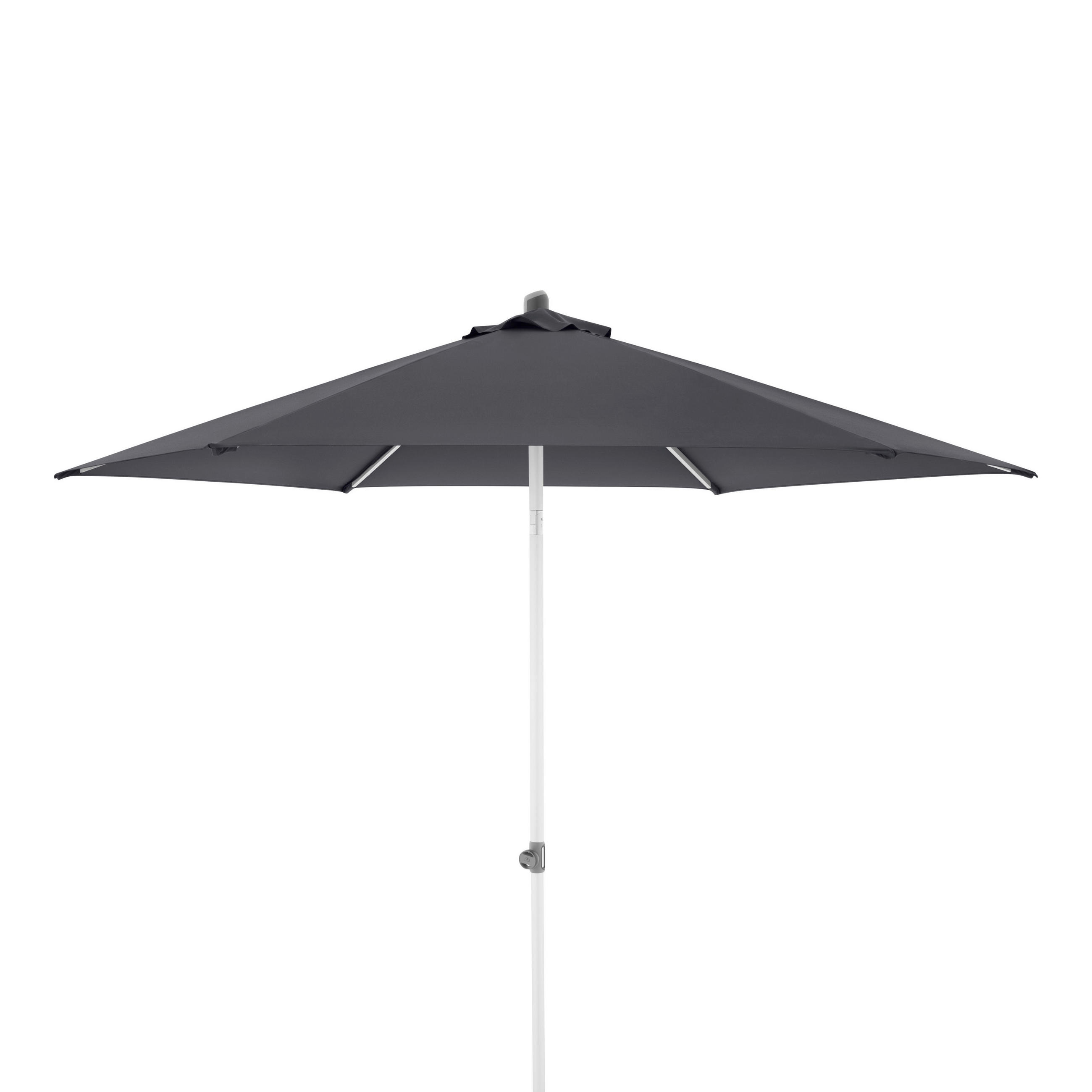 SONNENSCHIRM  270/270 cm  - Anthrazit/Silberfarben, Konventionell, Textil/Metall (270/270cm) - Doppler