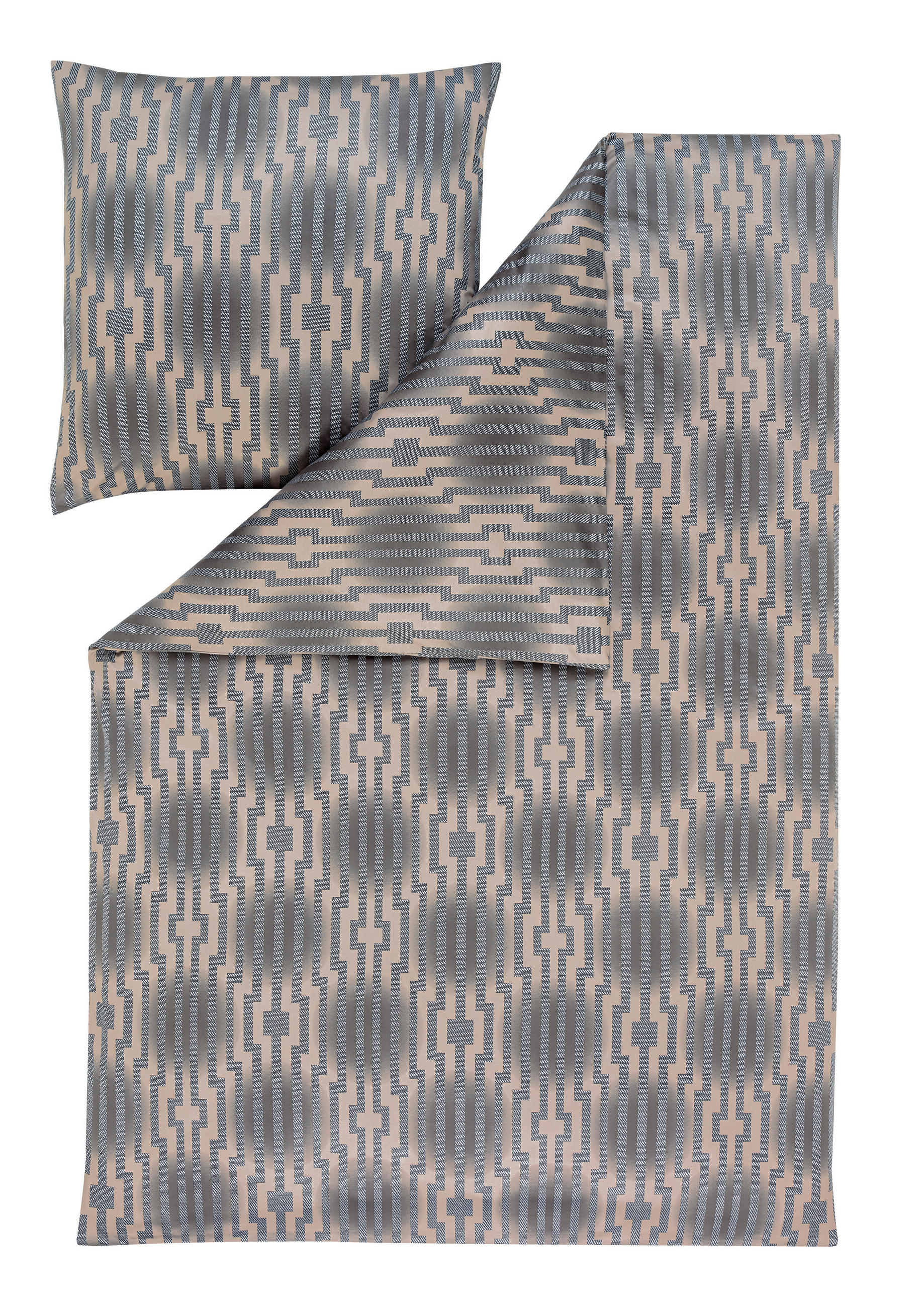 BETTWÄSCHE Jersey 135/200 cm  - Grau, Basics, Textil (135/200cm) - Estella