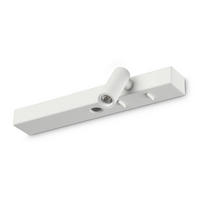 LED-WANDLEUCHTE 22/6/6,5 cm   - Weiß, Basics, Metall (22/6/6,5cm) - Ideal Lux