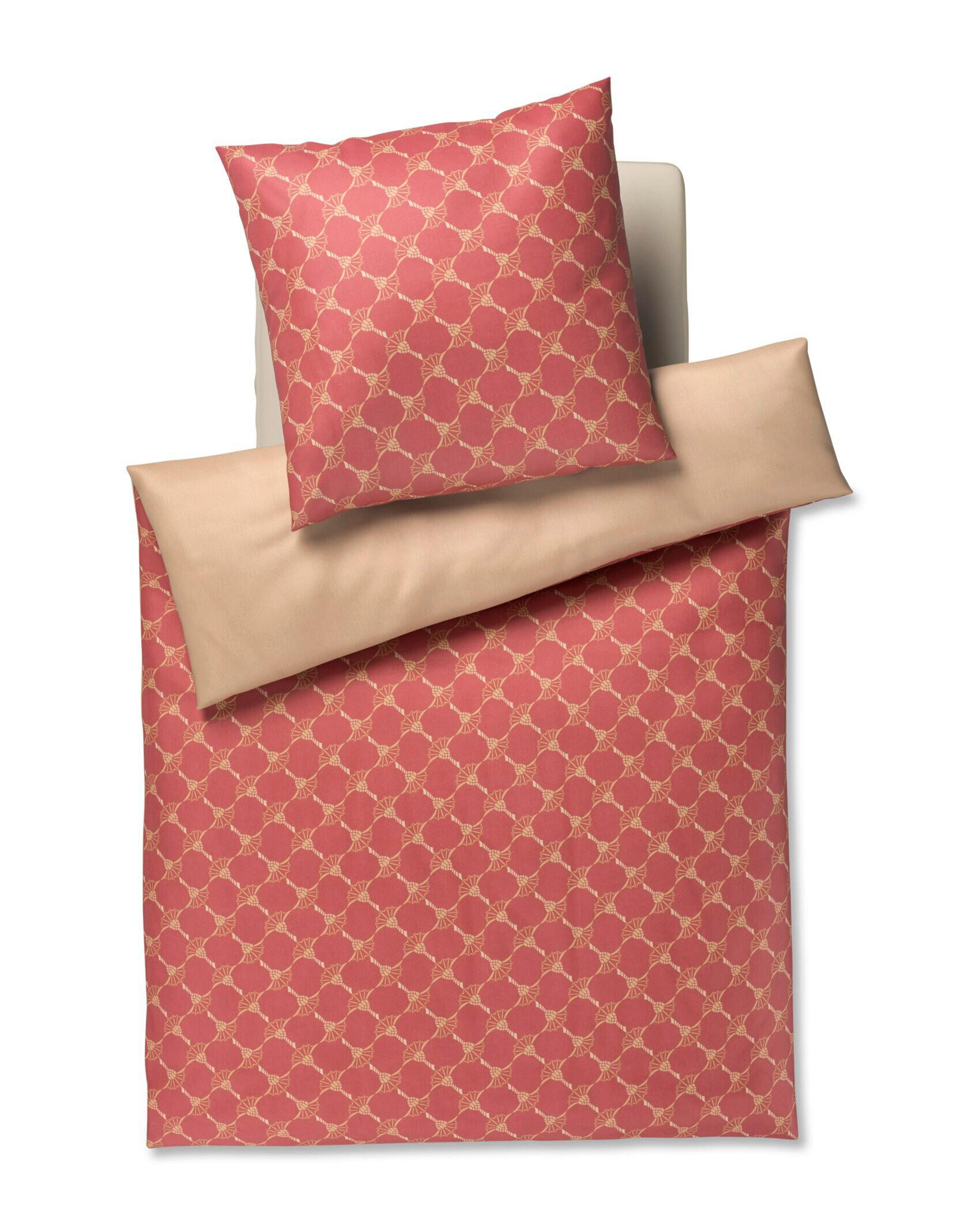 BETTWÄSCHE 2-teilig JOOP! CORNFLOWER DOUBLE Jersey 155/220 cm  - Gelb, Basics, Textil (155/220cm) - Joop!