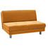 SCHLAFSOFA in Textil Orange - Chromfarben/Orange, MODERN, Textil (144/90/103cm) - Novel SCHLAFSOFA in Textil Orange - Chromfarben/Orange, MODERN, Textil (144/90/103cm) - Novel