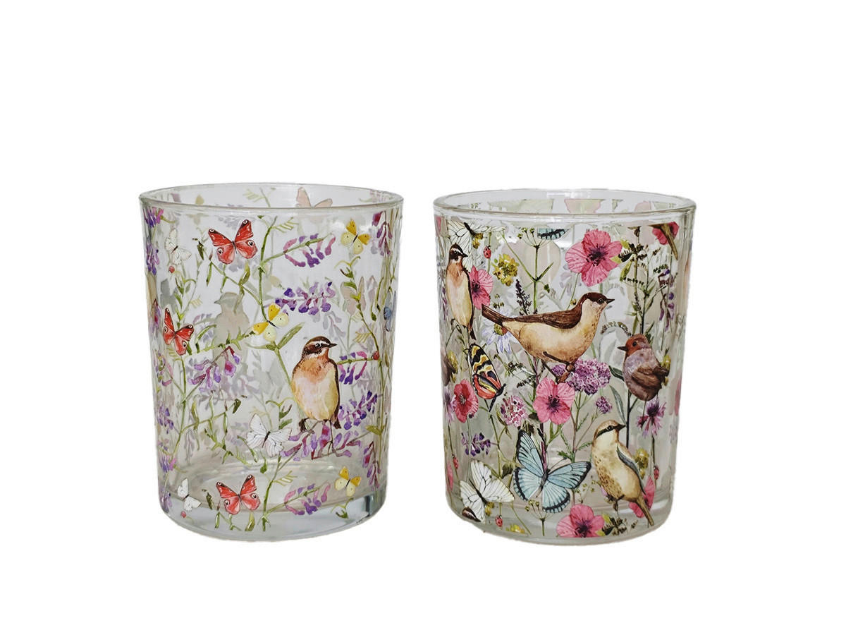 ÜVEG TEAMÉCSESTARTÓ - színes, Lifestyle, Üveg (10/12,5cm)