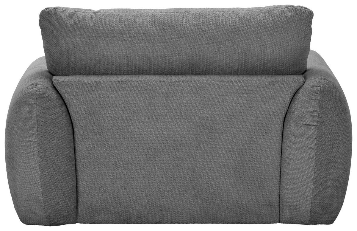 XXL-SESSEL - Dunkelgrau/Schwarz, KONVENTIONELL, Kunststoff/Textil (132/81/158cm) - Carryhome