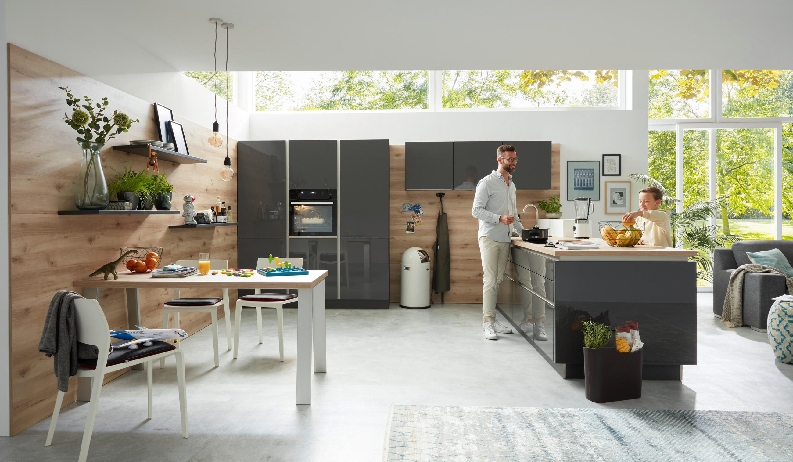 EINBAUKÜCHE   - Holzwerkstoff - Dieter Knoll