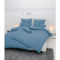 BETTWÄSCHE Piano Seersucker 200/200 cm  - Blau, Basics, Textil (200/200cm) - Janine