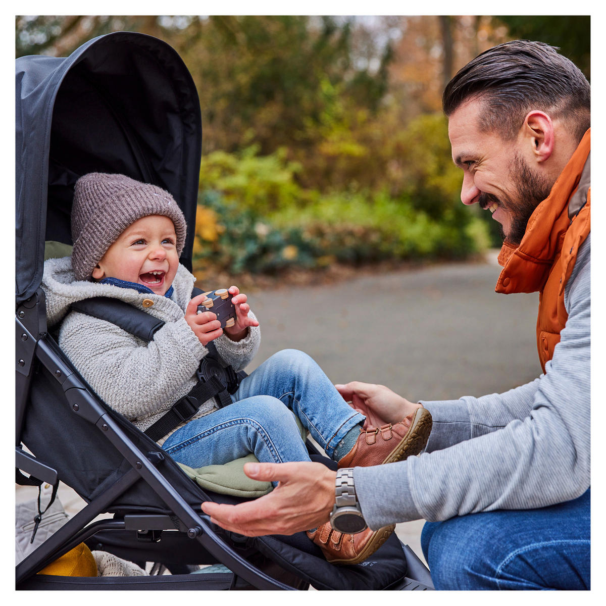 BUGGY Rapid 3 Air  - Schwarz, Basics, Kunststoff/Textil (61/110/114cm) - Hauck