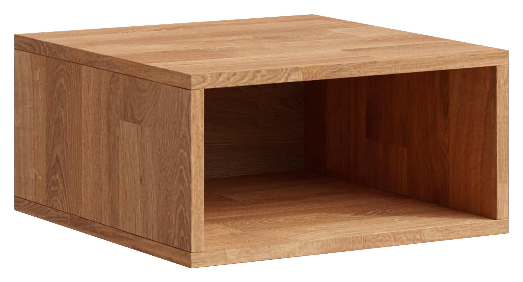 NACHTKÄSTCHEN in massiv Eiche Eichefarben  - Eichefarben, Natur, Holz (40/20/40cm) - Linea Natura