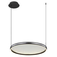 LED-HÄNGELEUCHTE 63/60/150 cm  - Schwarz/Weiß, Design, Kunststoff/Metall (63/60/150cm) - Globo