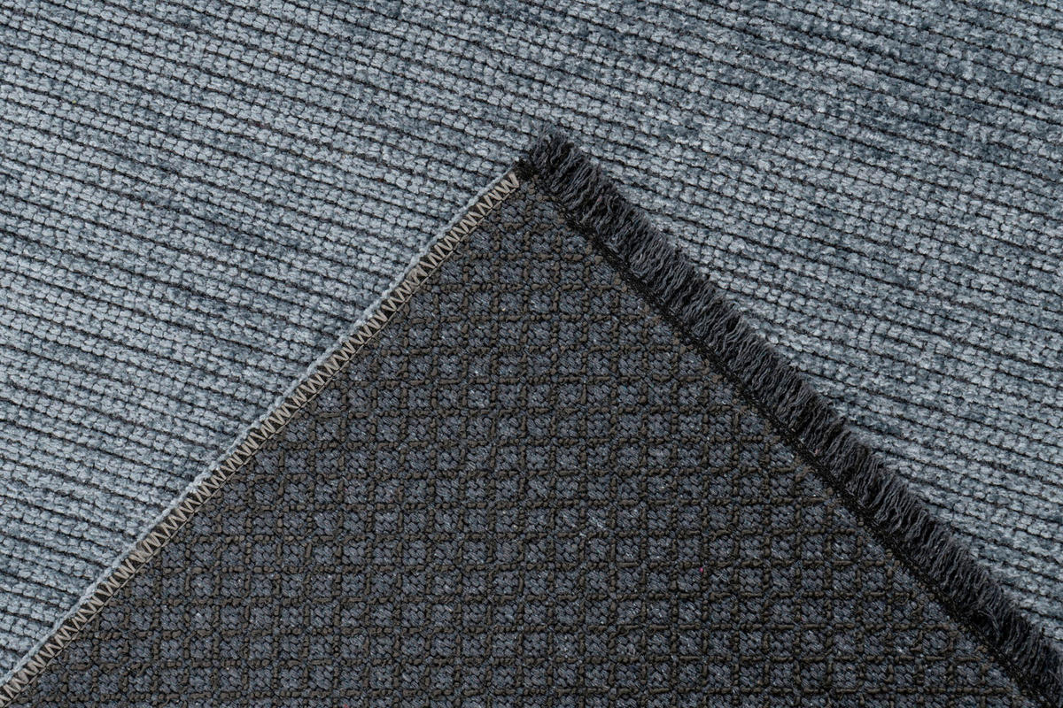 FLACHWEBETEPPICH 200/290 cm Roma Blau  - Blau, KONVENTIONELL, Textil (200/290cm) - Batucci