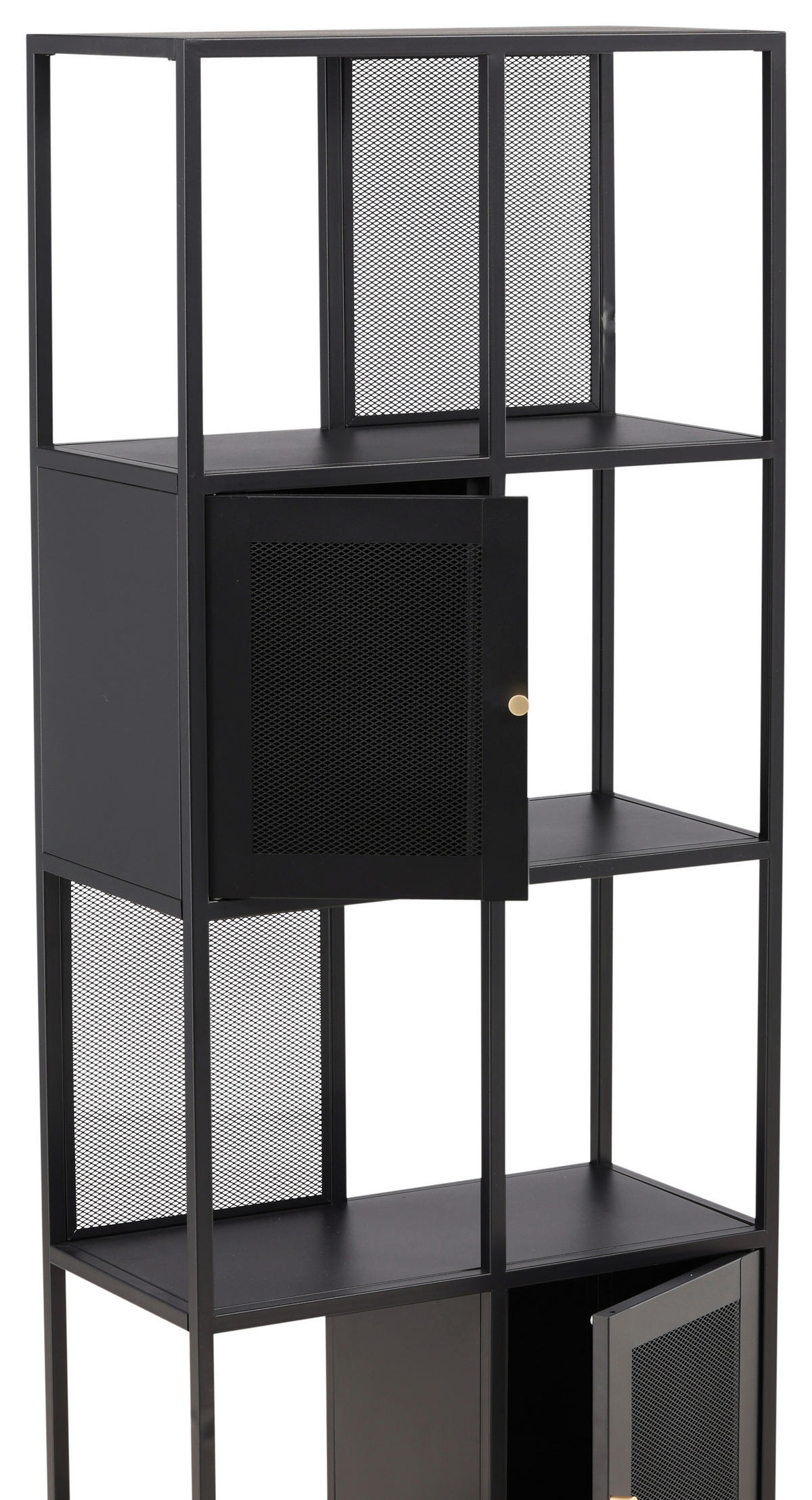 HYLLA i 70/180/35 cm svart  - svart, Design, metall (70/180/35cm) - Livetastic