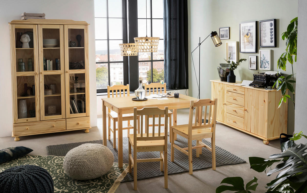 KOMMODE  in 119/81/38 cm  - Naturfarben, Natur, Holz (119/81/38cm) - Livetastic