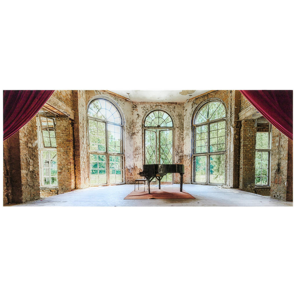 Euroart SKLENENÝ OBRAZ, architektúra, 125/50/1,40 cm