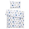 BABYBETTWÄSCHE 100/135 cm  - Blau/Weiß, Trend, Textil (100/135cm) - Patinio