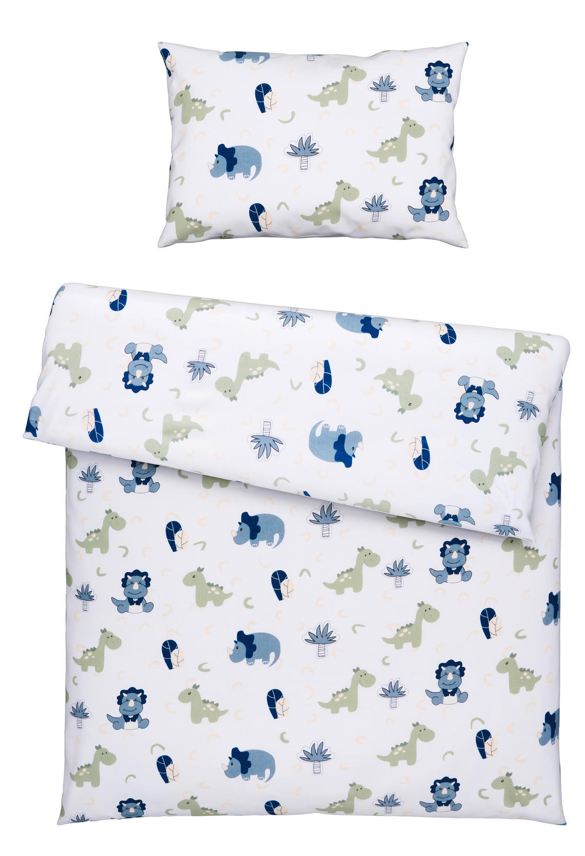 DETSKÁ POSTEĽNÁ BIELIZEŇ 100/135 cm  - modrá/biela, Trend, textil (100/135cm) - Patinio