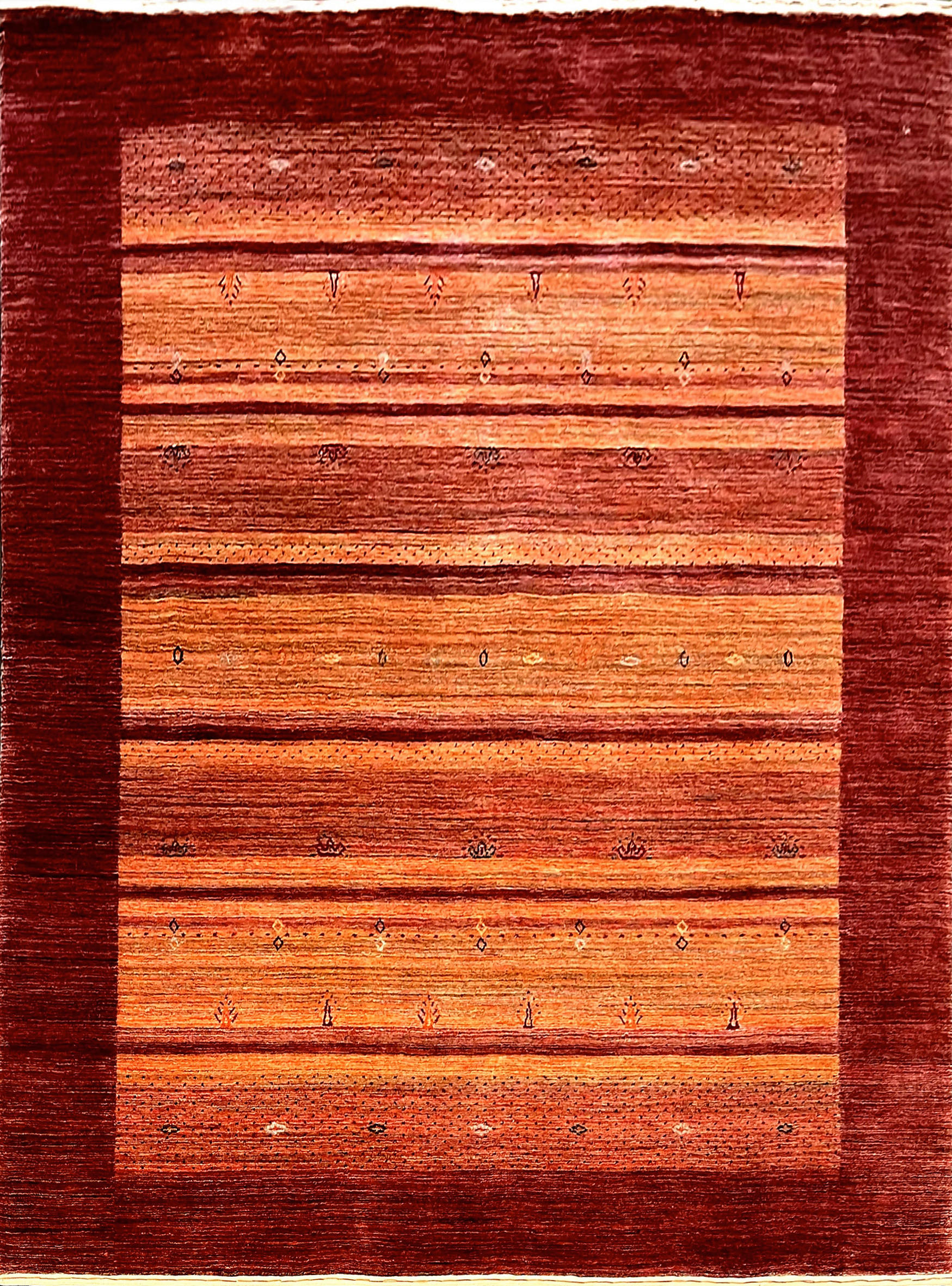 ORIENTTEPPICH 120/180 cm Savannah Loribaf rost Rostfarben  - Rostfarben, LIFESTYLE, Textil (120/180cm) - Cazaris