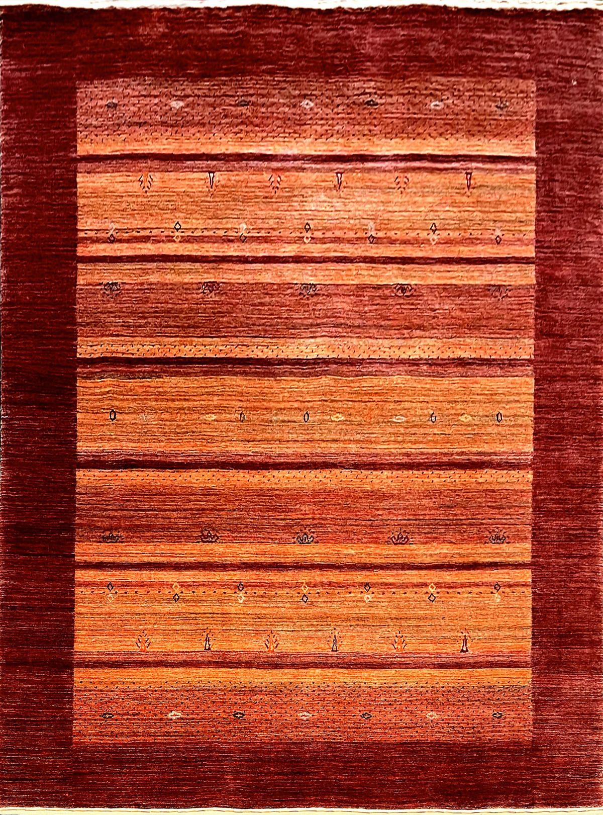 ORIENTTEPPICH 120/180 cm Savannah Loribaf rost Rostfarben  - Rostfarben, LIFESTYLE, Textil (120/180cm) - Cazaris