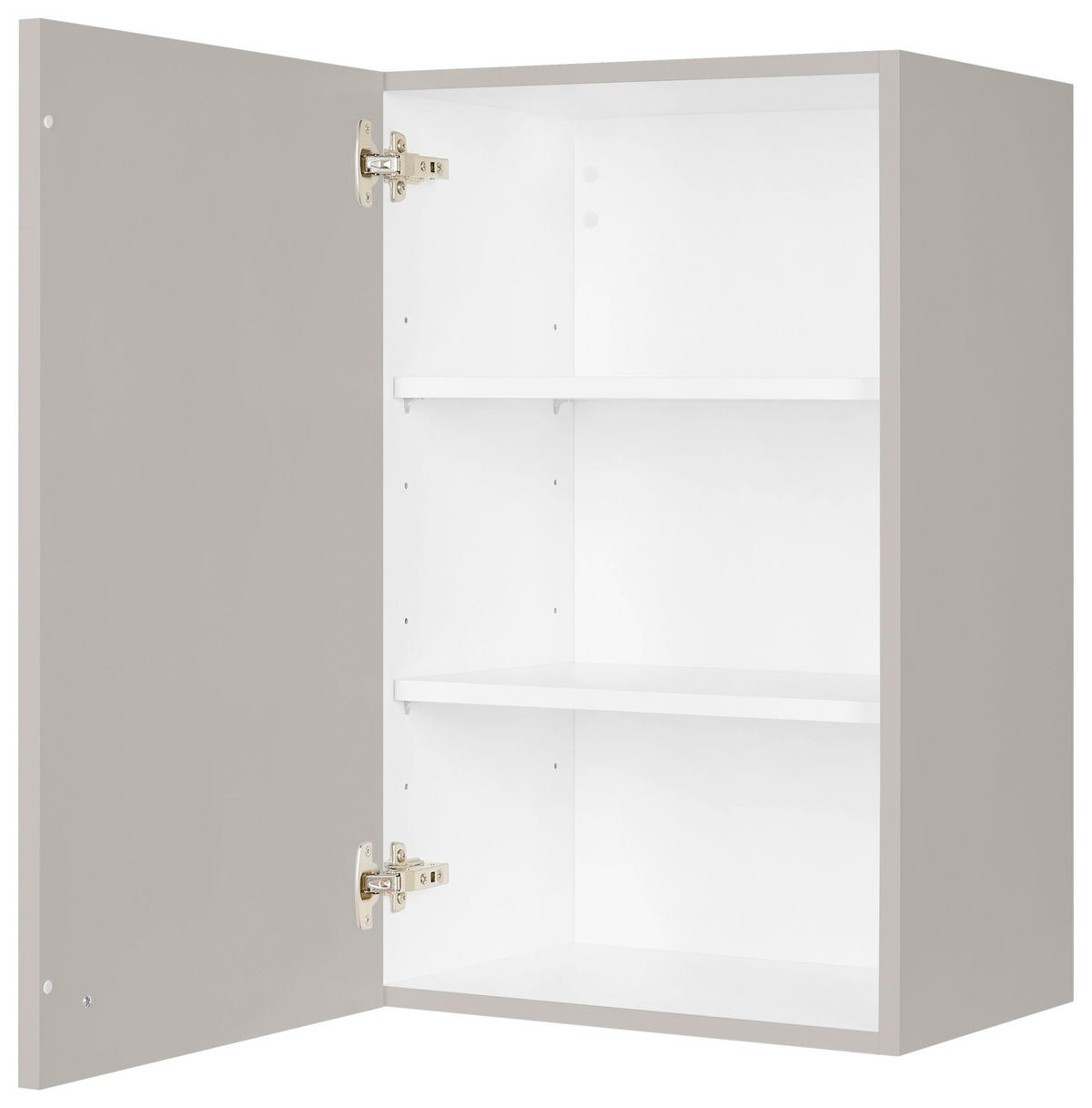 KÜCHENOBERSCHRANK 45/72/35 cm  in Grau  - Schwarz/Grau, MODERN, Holzwerkstoff/Metall (45/72/35cm) - Nobilia