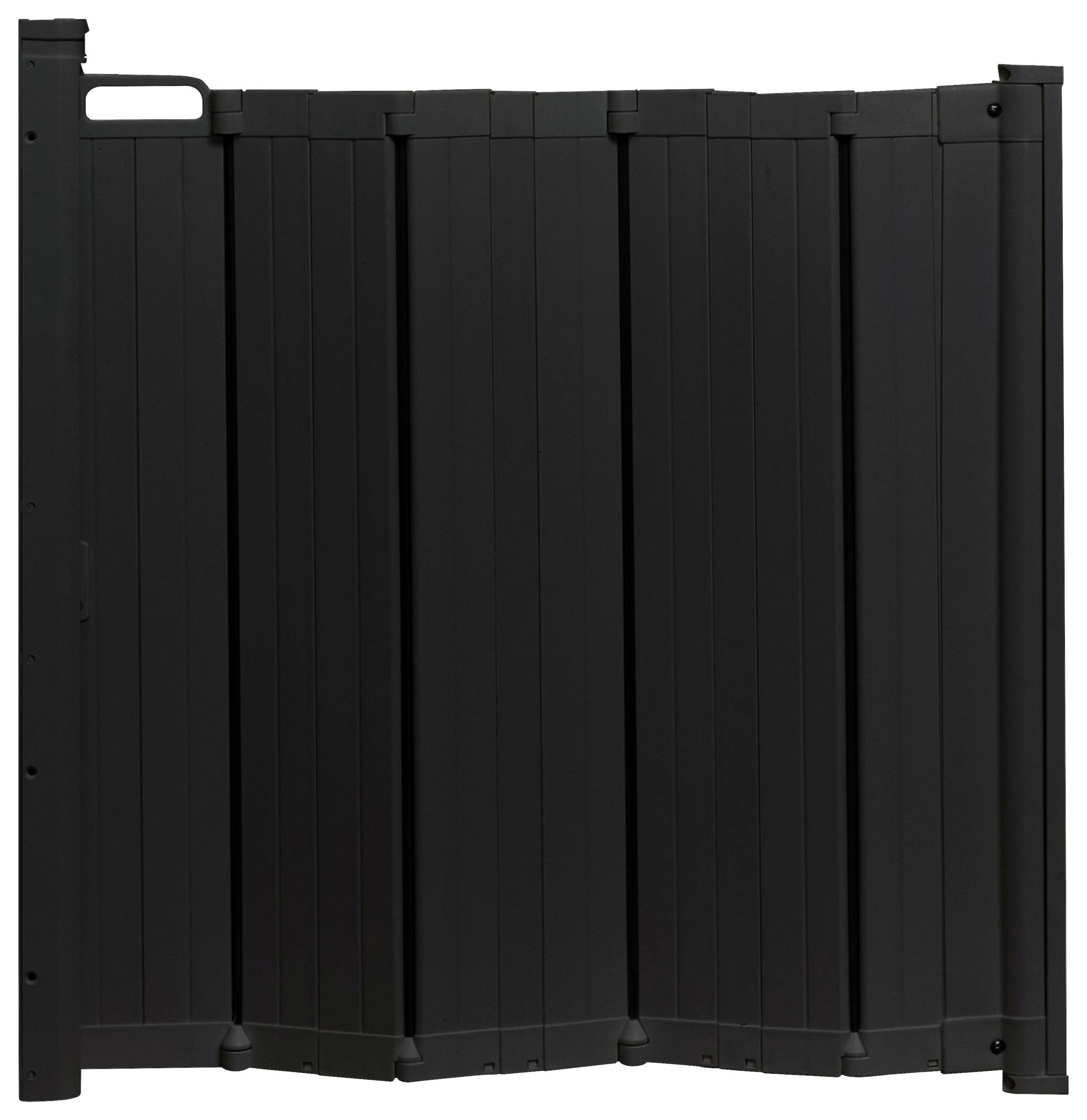 TÜRSCHUTZGITTER  - Schwarz, Basics, Kunststoff (69cm) - Baby Dan