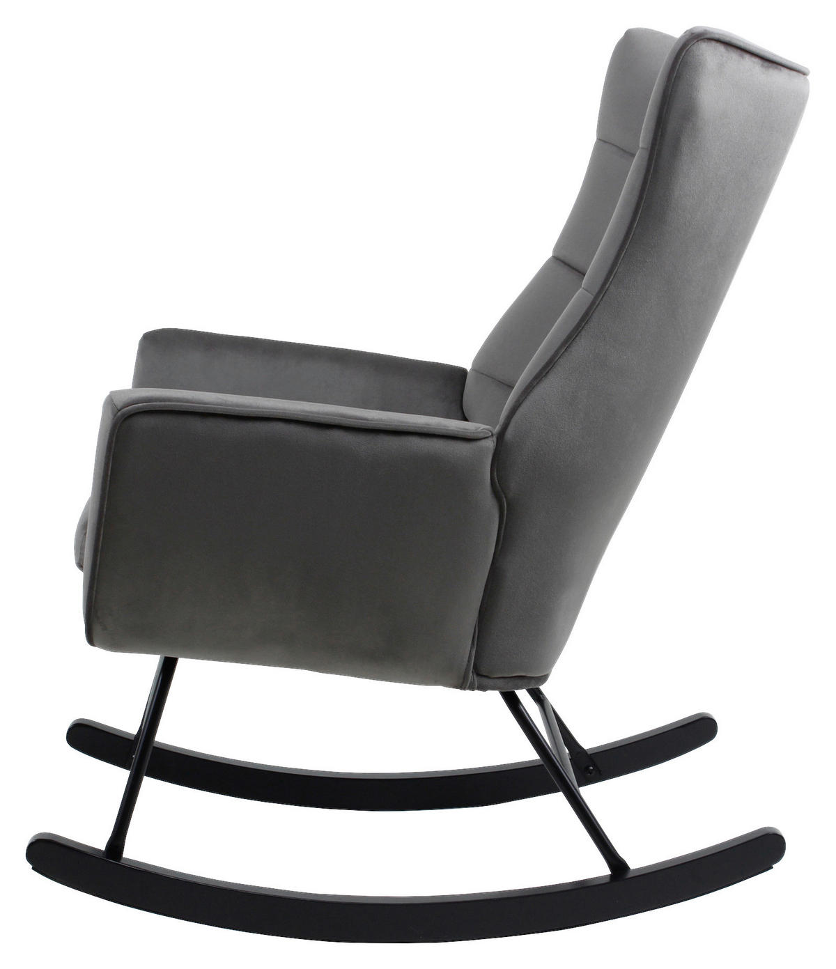 GUNGSTOL i grå  - grå, Design, metall/trä (68/97/88cm) - Kayoom