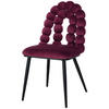 ŽIDLE, červená - černá/červená, Moderní, kov/dřevo (47/87/61cm) - Livetastic