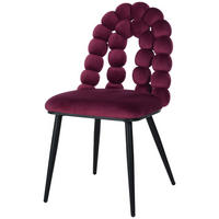STOLIČKA, 47/87/61 cm - čierna/červená, Modern, kov/drevo (47/87/61cm) - Livetastic