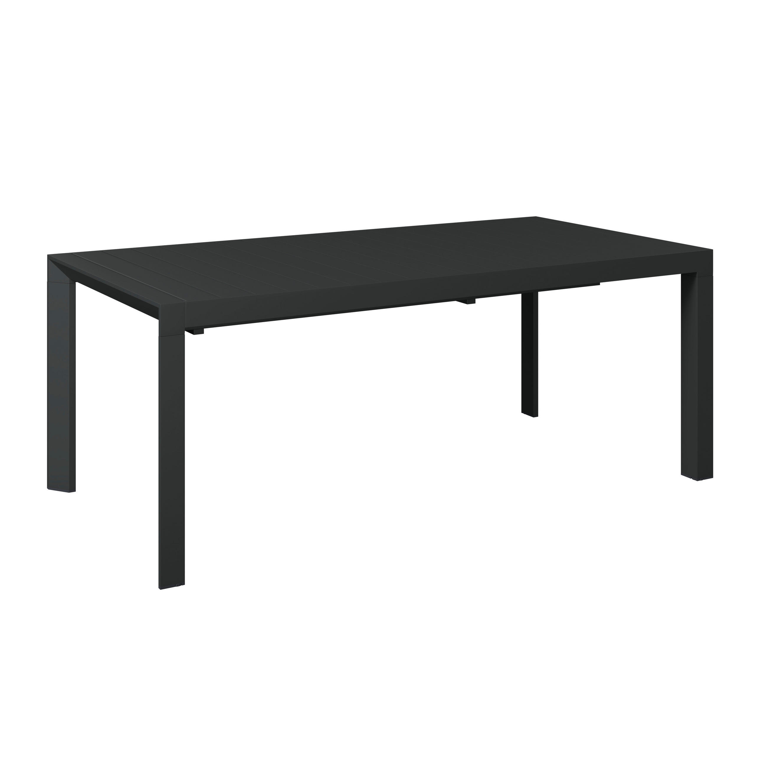 GARTENTISCH Metall rechteckig  - Anthrazit, MODERN, Metall (195/255/75/100cm) - Ambia Garden