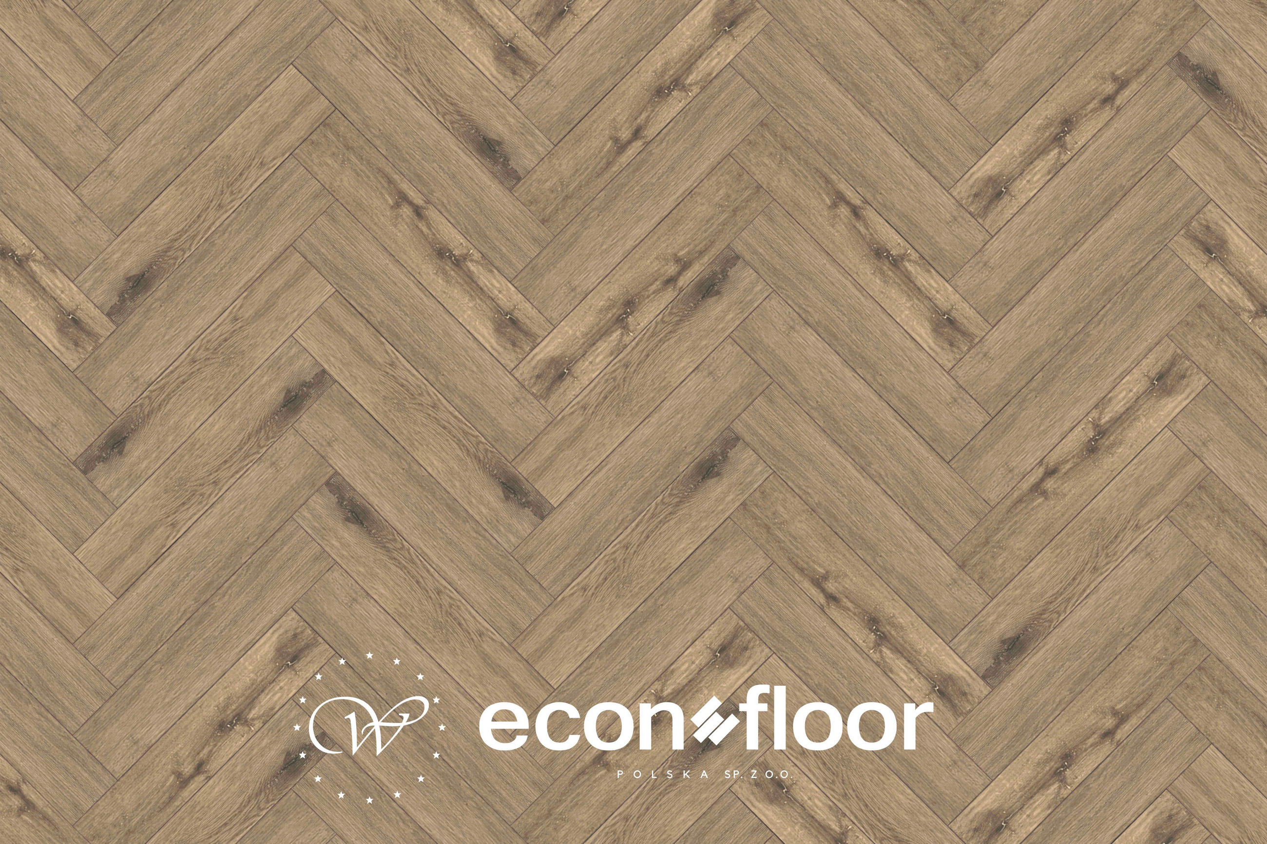 VINYLBODEN Econfloor LA BOHEME 55 COUNTRY WOOD  per  m² - Eiche dunkel, Basics, Kunststoff/Stein (23/128/0.57cm)