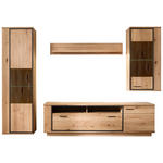 WOHNWAND  in Eichefarben, Anthrazit  310/209/50 cm  - Eichefarben/Anthrazit, KONVENTIONELL, Glas/Holz (310/209/50cm) - Landscape