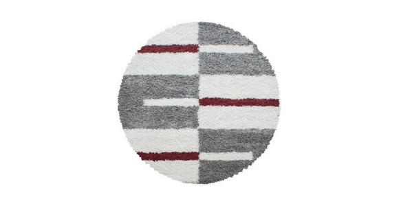 HOCHFLORTEPPICH 80/80 cm Gala Rot - Rot, Design, Textil (80/80cm) - Novel