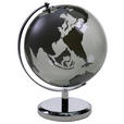 GLOBUS - Grau, Basics, Glas/Metall (14/19/15cm) - Ambia Home