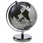 GLOBUS - Grau, Basics, Glas/Metall (14/19/15cm) - Ambia Home