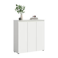 BOTNÍK, bílá, 105/111/37 cm - bílá/černá, Design, kompozitní dřevo/plast (105/111/37cm) - Livetastic
