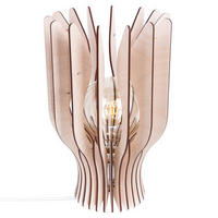 TISCHLEUCHTE Gracili 23/37 cm   - Naturfarben, Natur, Holzwerkstoff (23/37cm)