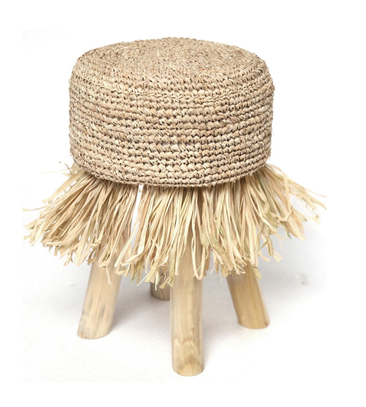 HOCKER Recyclingholz, Teakholz Naturfarben  - Naturfarben, LIFESTYLE, Naturmaterialien/Holz (30/45/30cm) - Landscape