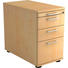 CONTAINER - Ahornfarben/Alufarben, KONVENTIONELL, Holzwerkstoff/Kunststoff (42,8/72-76/80cm) CONTAINER - Ahornfarben/Alufarben, KONVENTIONELL, Holzwerkstoff/Kunststoff (42,8/72-76/80cm)