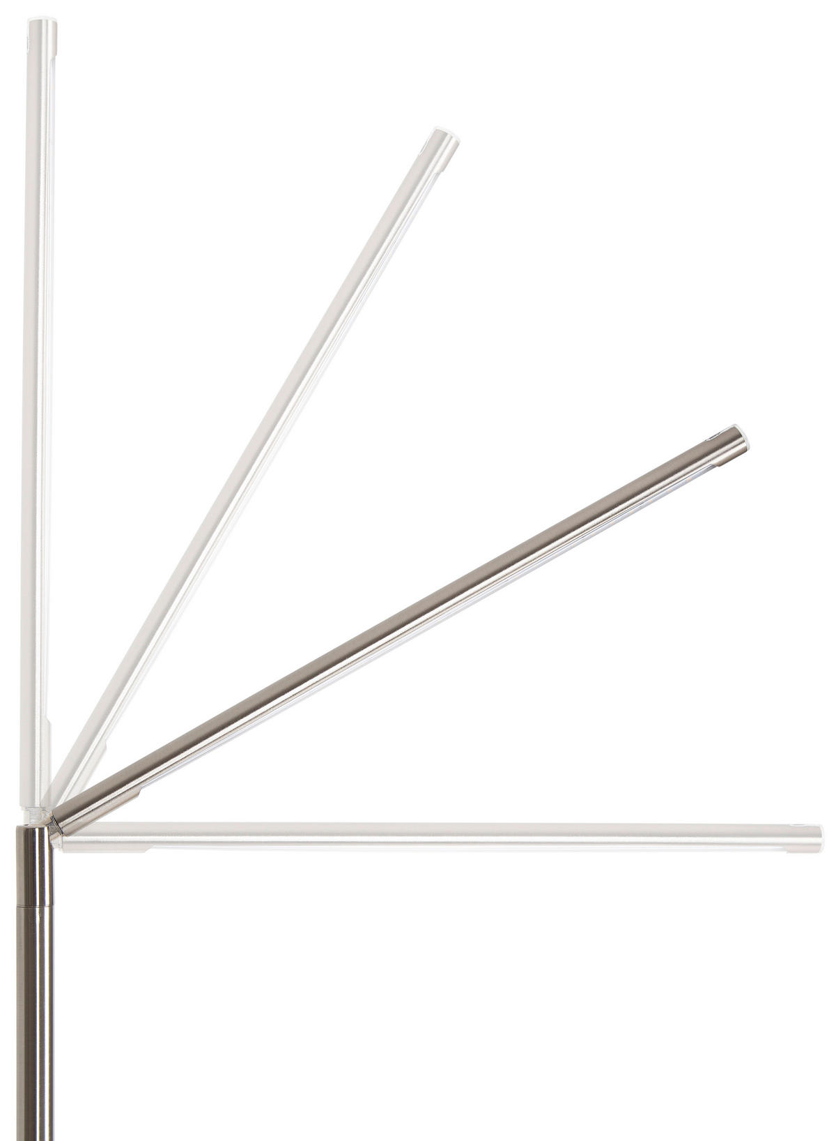 LED-STEHLEUCHTE - Silberfarben, Basics, Metall (40/3cm) - Globo