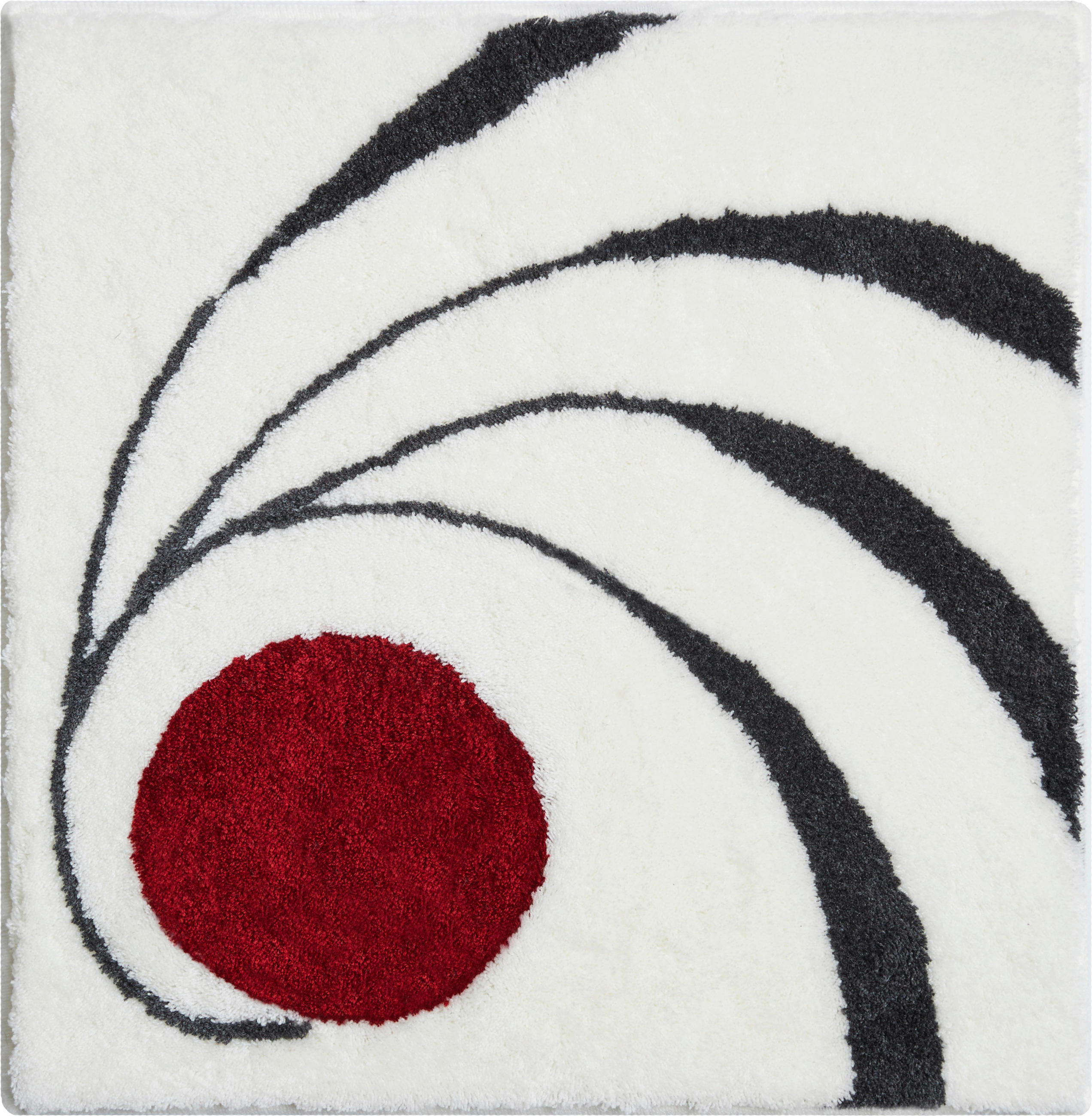 Grund Badteppich Colani 18 Weiß 60x60 cm