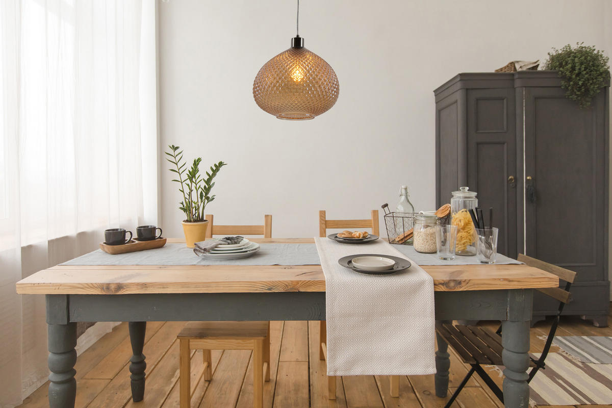 HÄNGELEUCHTE 29/130 cm  - Braun, Design, Glas/Kunststoff (29/130cm) - Näve