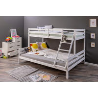 ETAGENBETT 90-140/200 cm Weiß  - Naturfarben/Weiß, MODERN, Holz (90-140/200cm) - MID.YOU