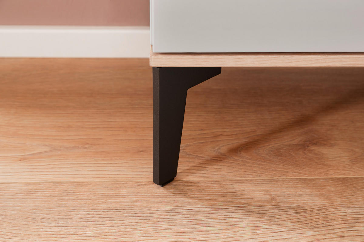 GARDEROBE 4-teilig  in 265/200/30 cm  - Eichefarben/Grau, Design, Holz/Holzwerkstoff (265/200/30cm) - Moderano