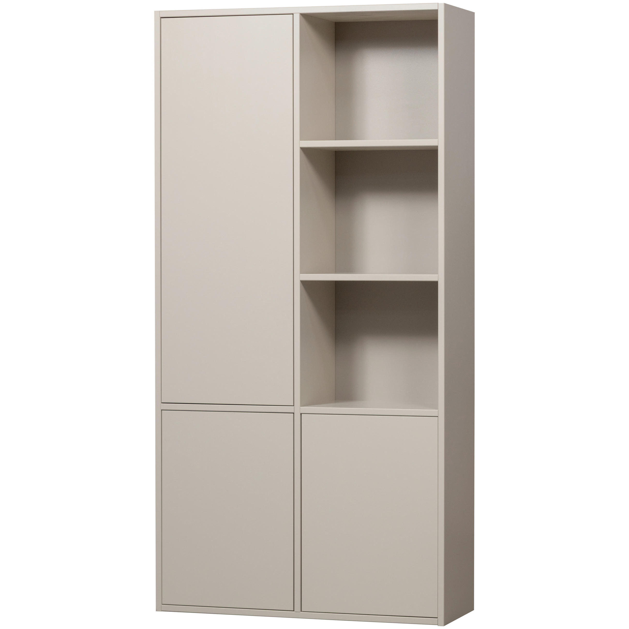 MEHRZWECKSCHRANK 108/215/40 cm  in Grau  - Grau, Design, Holz (108/215/40cm) - Livetastic