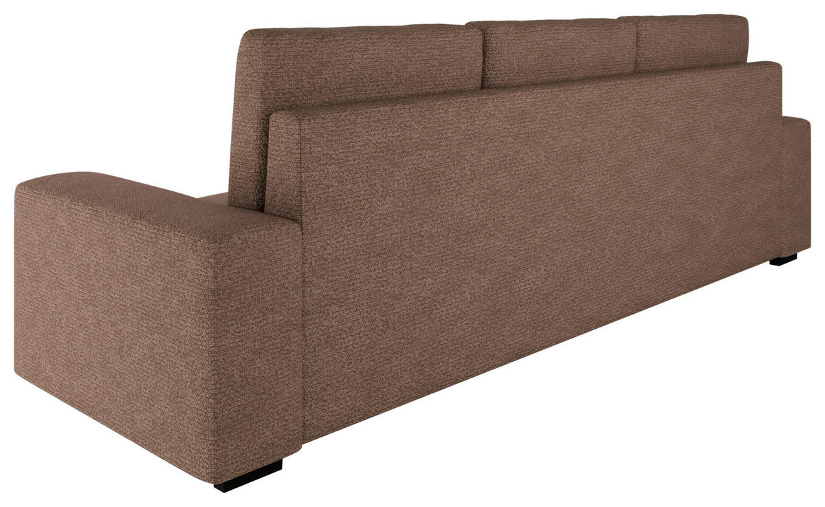 SCHLAFSOFA Altrosa  - Beige/Schwarz, Design, Textil (239/91/92cm) - MID.YOU