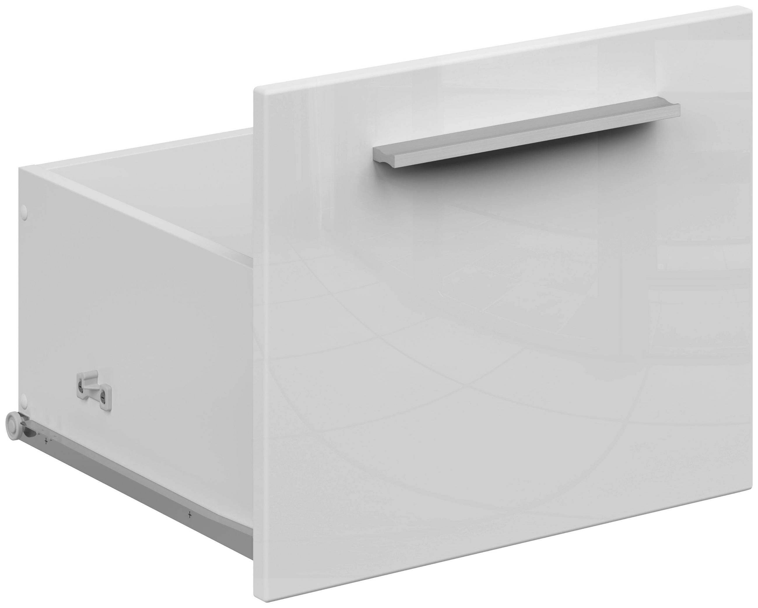 SCHUBLADE - Weiß Hochglanz/Weiß, KONVENTIONELL, Holzwerkstoff (36,4/32,2/36,6cm) - Voleo