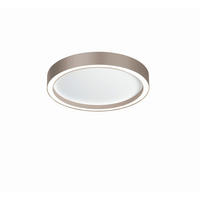 LED-DECKENLEUCHTE 30/4 cm    - Taupe/Weiß, Basics, Metall (30/4cm) - BOPP