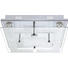 LED-DECKENLEUCHTE - Chromfarben, Design, Glas/Metall (29/29cm) - Novel
